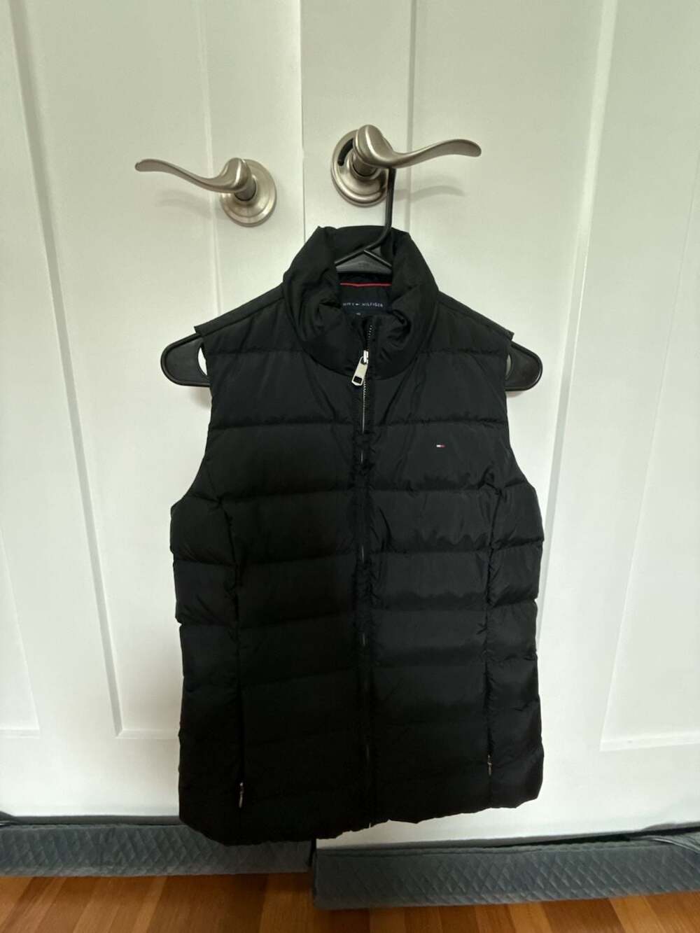 Tommy Hilfiger Black Puffer Vest Size XS